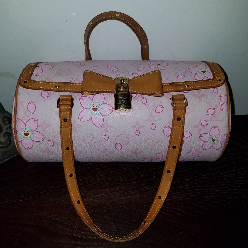 LIMITED EDITION LOUIS VUITTON CHERRY BLOSSOM BAG - Picture 2 of 7